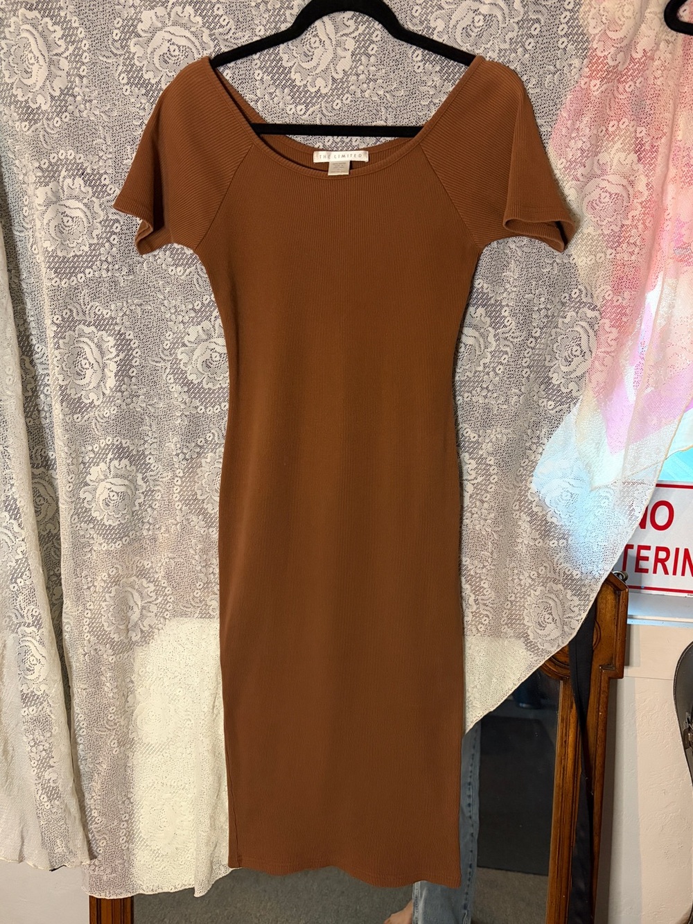 Vintage The Limited Cocoa Midi Dress